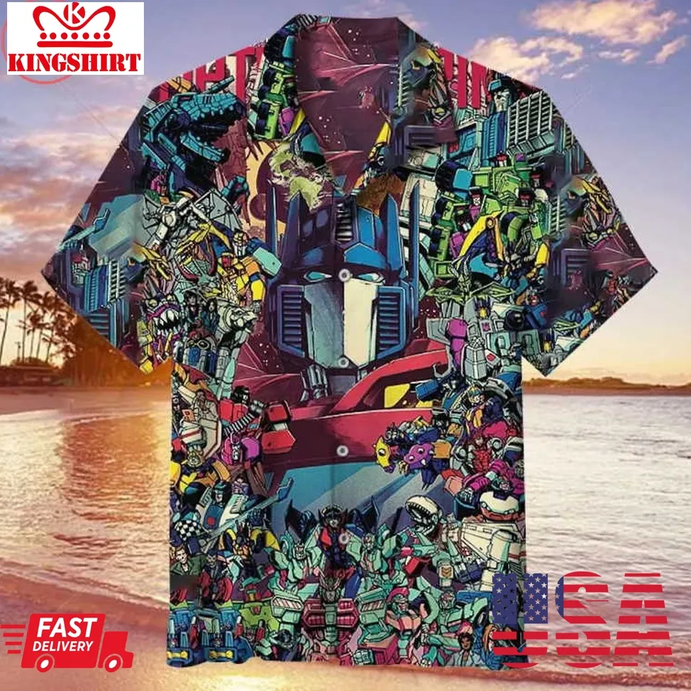 Autobot Collection Hawaiian Shirt Plus Size