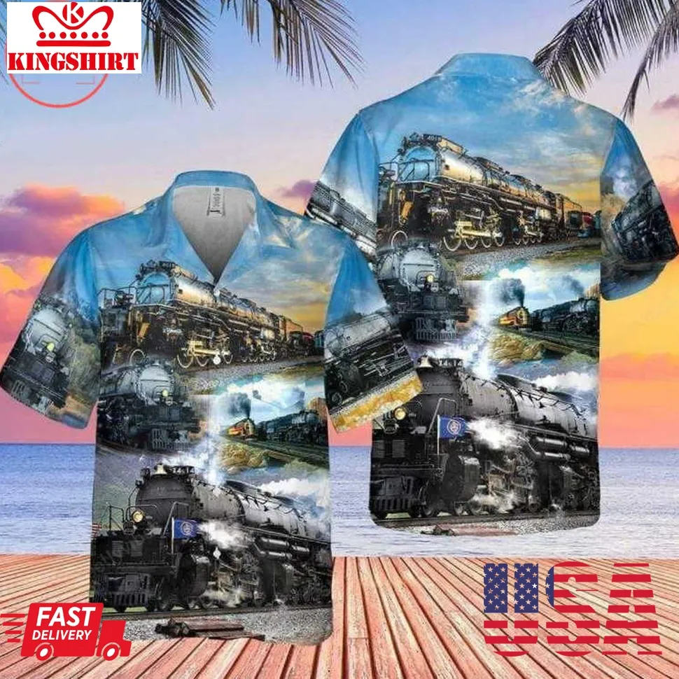 Awesome Big Boy Train Hawaiian Shirt Plus Size