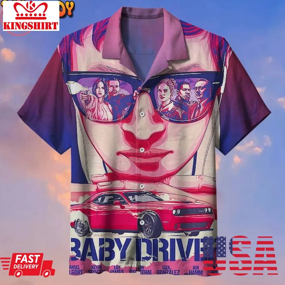 Baby Driver Hawaiian Shirt Plus Size