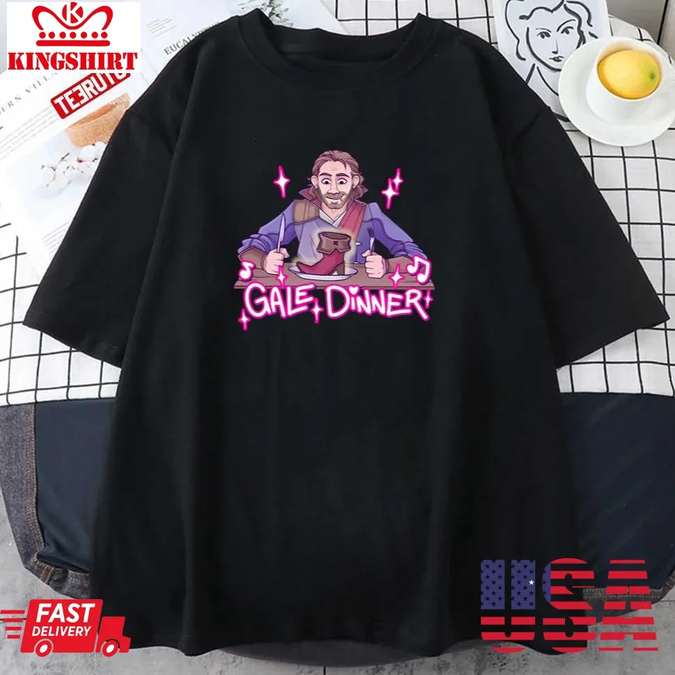 Baldurs Gate Gale Dinner Unisex T Shirt Size up S to 4XL