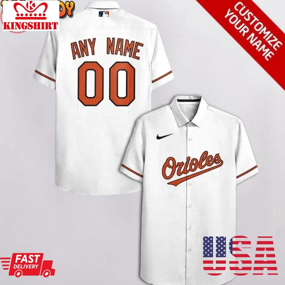 Baltimore Orioles Customized Hawaiian Shirt Plus Size