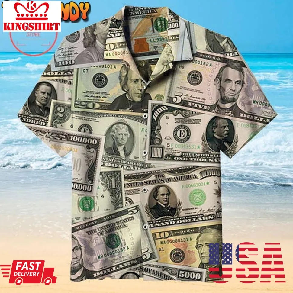 Banknotes Of The United States Hawaiian Shirt Plus Size