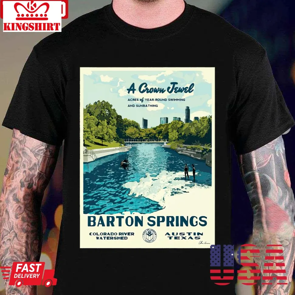 Barton Spring Vintage Unisex T Shirt Unisex Tshirt