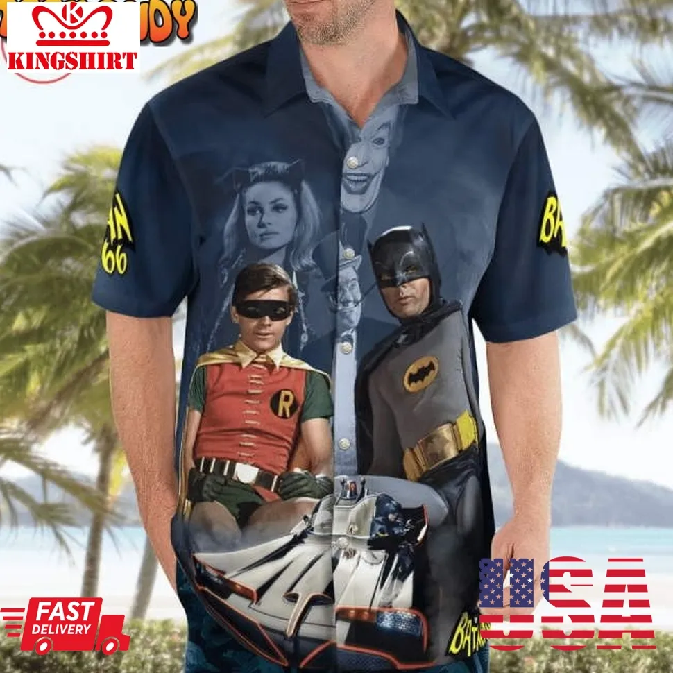 Batman 66 Variant Hawaiian Shirt Size up S to 5XL