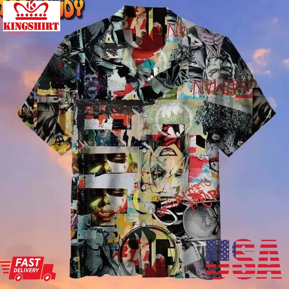 Batman Ft Joker Hawaiian Shirt Plus Size