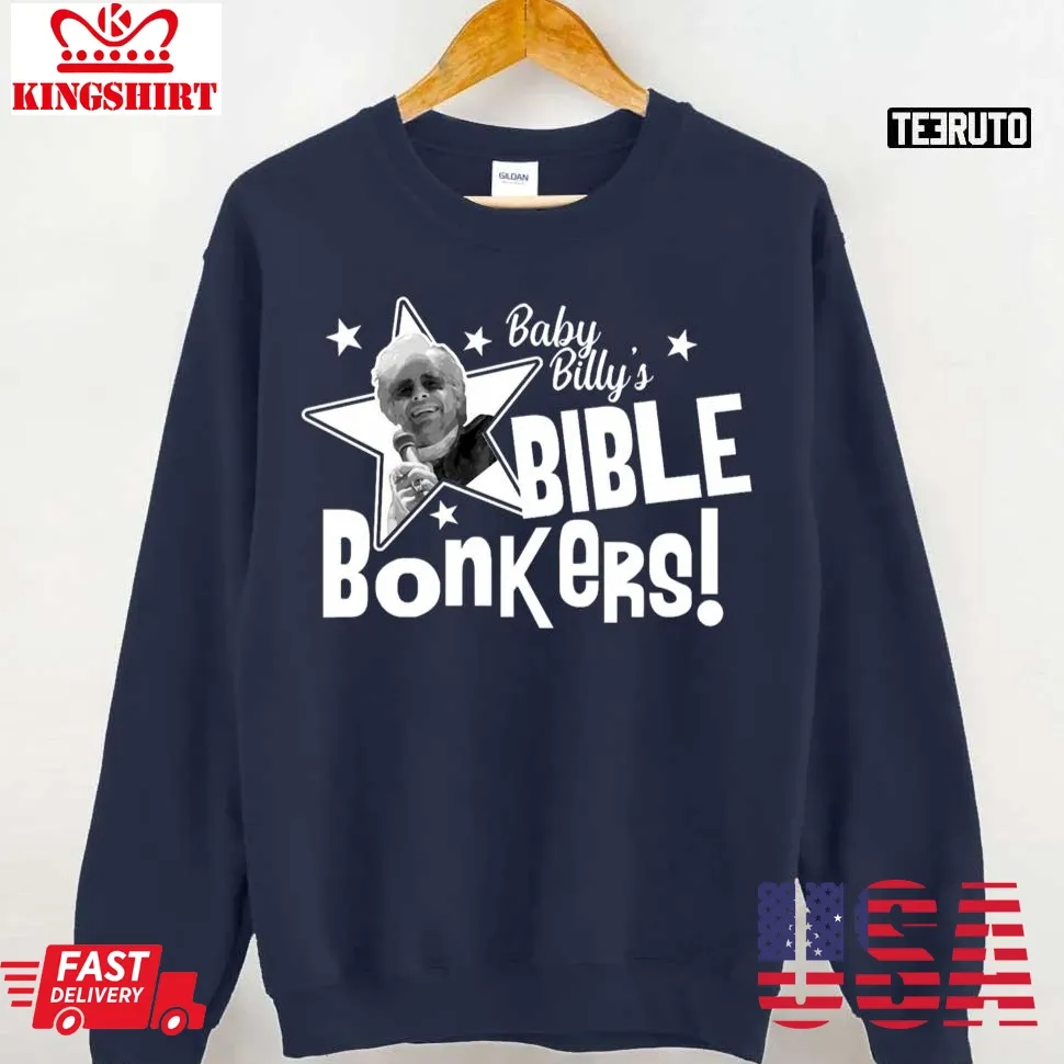 Bible Bonkers Graphic Baby Billy Unisex T Shirt Plus Size