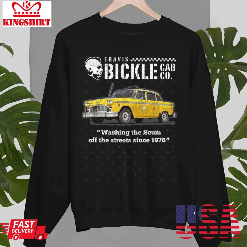 Bickle Cab Company Taxi Driver Unisex Sweatshirt Size up S to 4XL