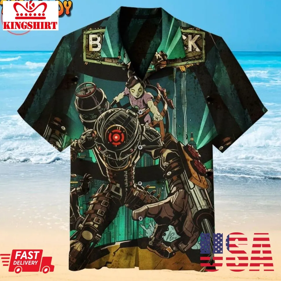 Bioshock Infinite Hawaiian Shirt Plus Size