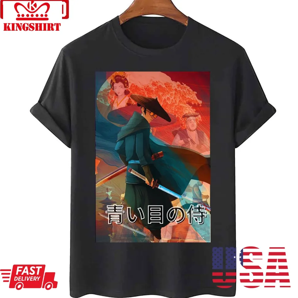 Blue Eye Samurai Anime Unisex T Shirt Size up S to 4XL