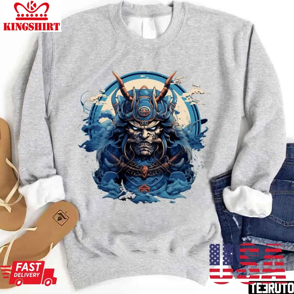 Blue Samurai Unisex T Shirt Plus Size