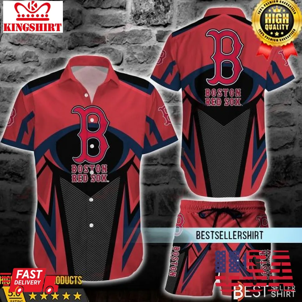 Boston Red Sox Mlb Hawaiian Shirt And Short Size up S to 5XL