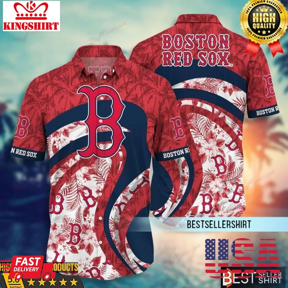 Boston Red Sox Mlb Hawaiian Shirt Men Plus Size