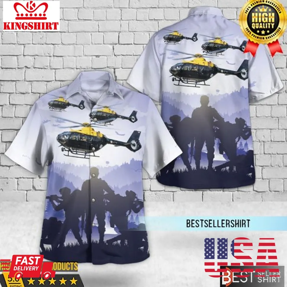 British Army Airbus H135m Armed Force Days Aircraft Hawaiian Shirt Outfit Plus Size