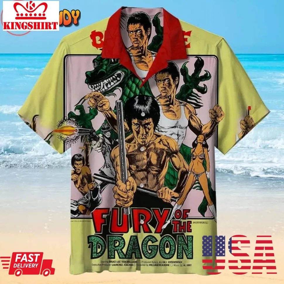 Bruce Lee Hawaiian Shirt Plus Size