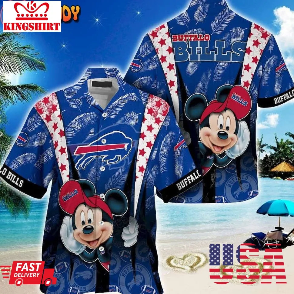 Buffalo Bills Mickey Mouse Hawaiian Shirt Unisex