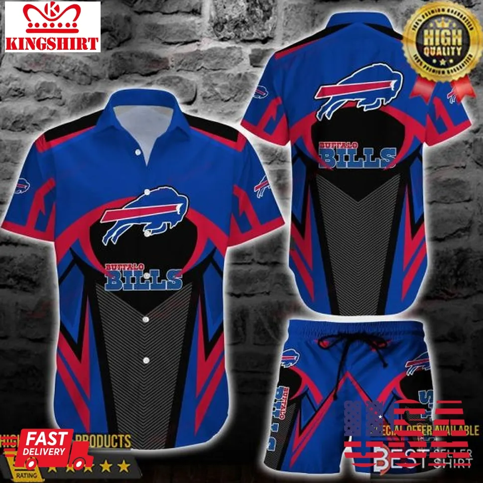 Buffalo Bills Nfl Hawaiian Shirt Dad Gifts Graphic Shirt Football Gifts Size up S to 5XL
