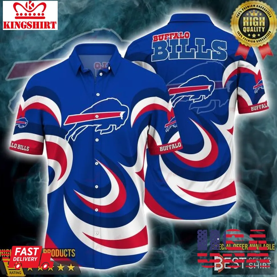 Buffalo Bills Nfl Hawaiian Shirt Dad Gifts Personalized Gifts American Football Lovers Unisex