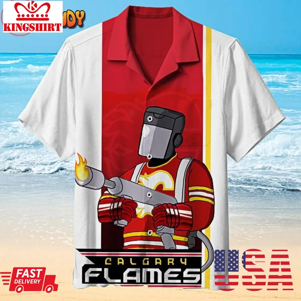 Calgary Flames Hawaiian Shirt Plus Size