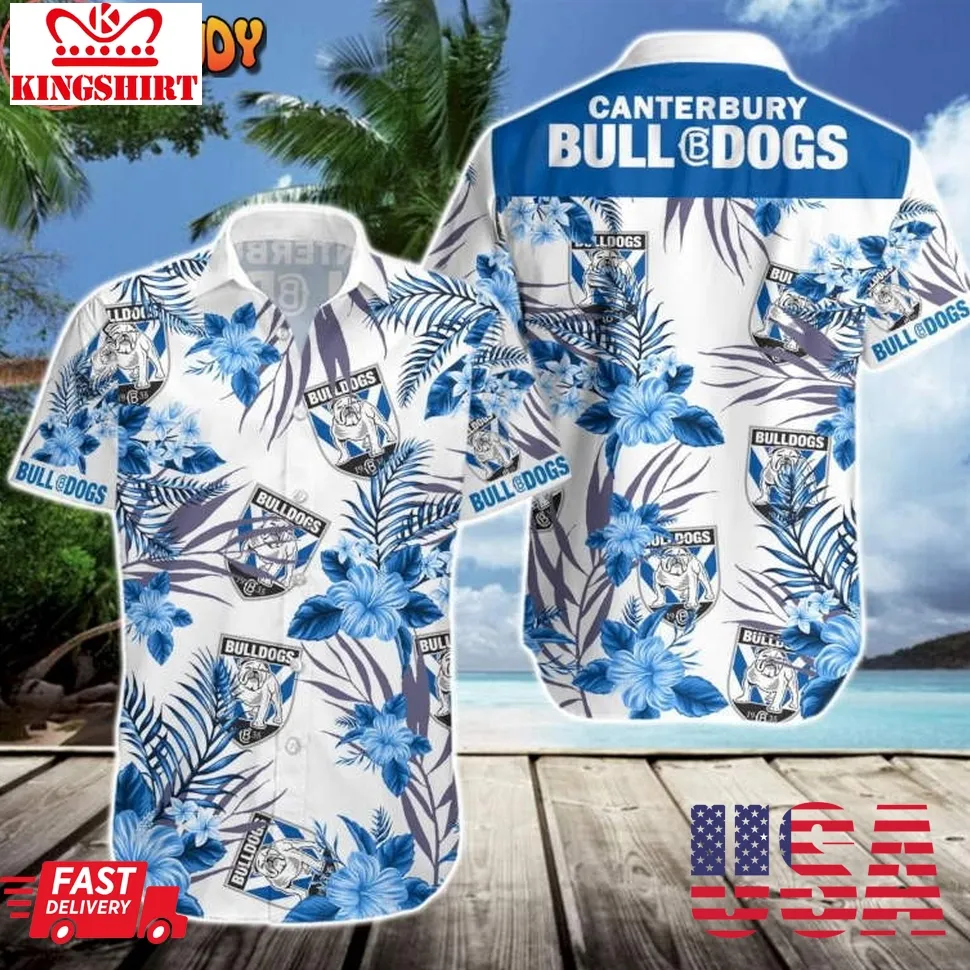 Canterbury Bulldogs Hawaiian Shirt Unisex