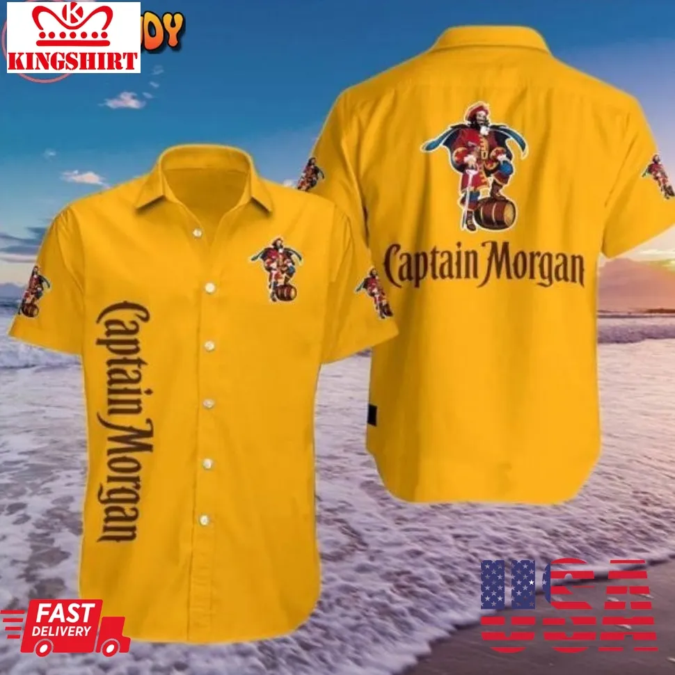 Captain Morgan Hawaiian Shirts Unisex