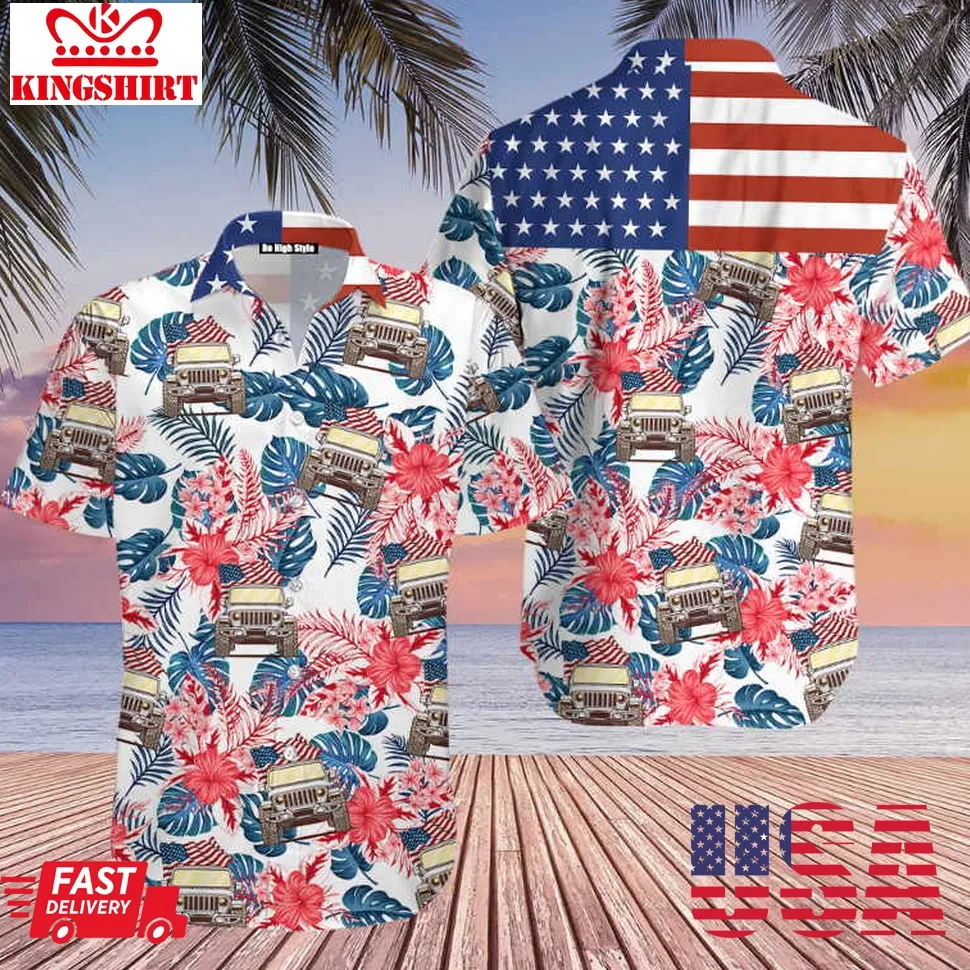 Car Veterans Day Hawaiian Shirt Unisex