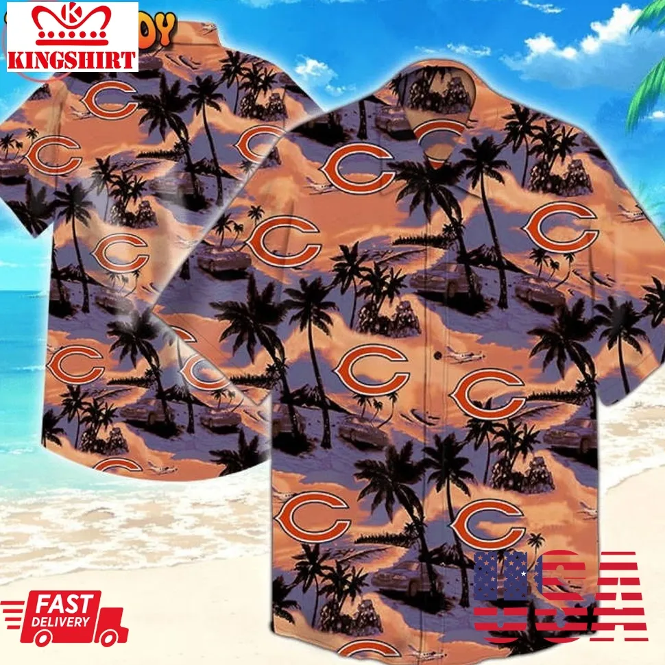 Chicago Bears Nfl Tommy Bahama Hawaiian Shirts Plus Size