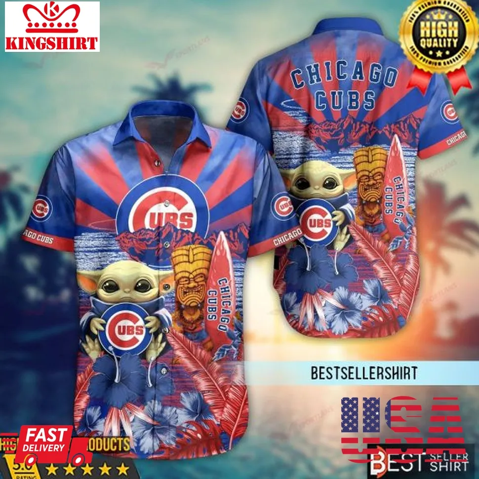 Chicago Cubs Mlb Baby Yoda Hawaiian Shirt 2023 Size up S to 5XL