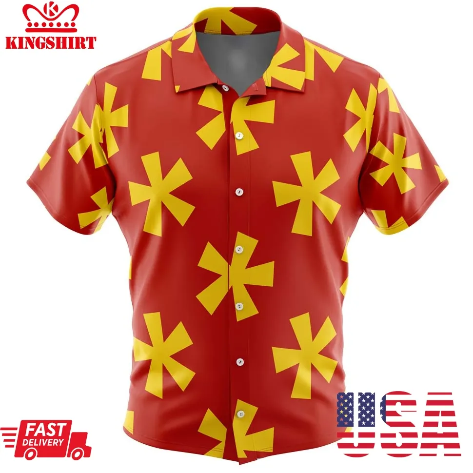 Chip N Dale Button Up Hawaiian Shirt Unisex