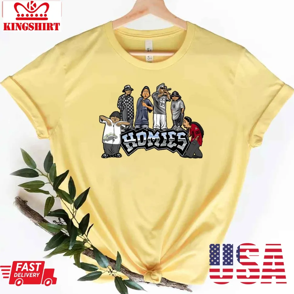 Cholo Homies Squad Unisex T Shirt Plus Size