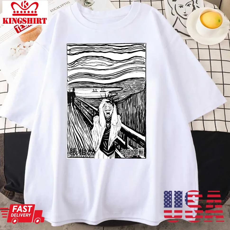 Choso Scream Art Jujutsu Kaisen Van Gogh Unisex T Shirt Unisex Tshirt