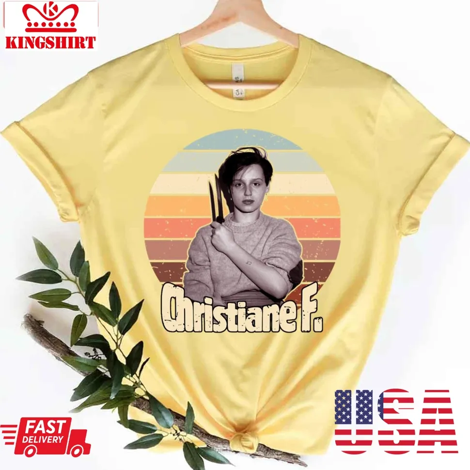 Christiane F Vintage Movie Unisex T Shirt Size up S to 4XL