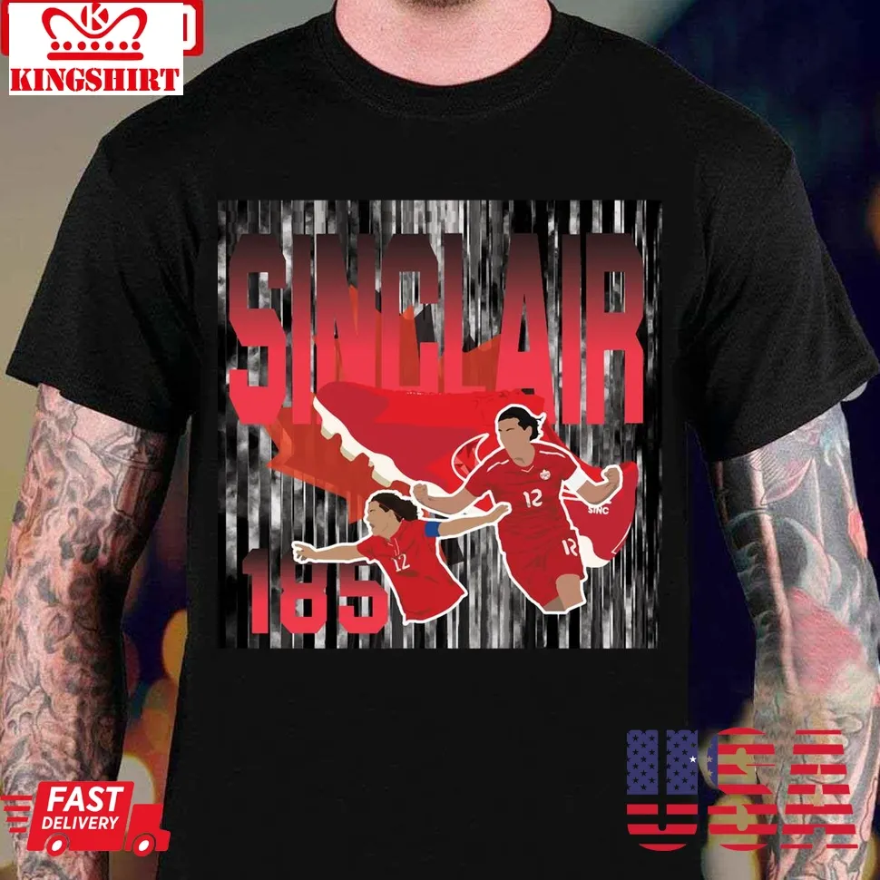 Christine Sinclair Canada Poster Unisex T Shirt Size up S to 4XL