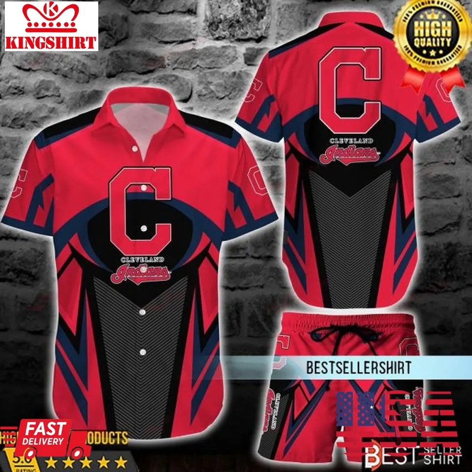 Cleveland Indians Mlb Hawaiian Shirt And Short Size up S to 5XL