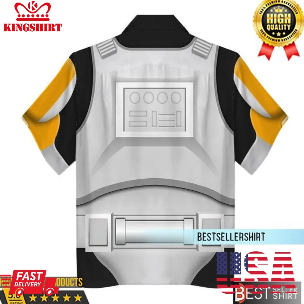 Clone Trooper Commander Star Wars Costumes Star Wars Hawaiian Shirt 3D Print Outfits Plus Size