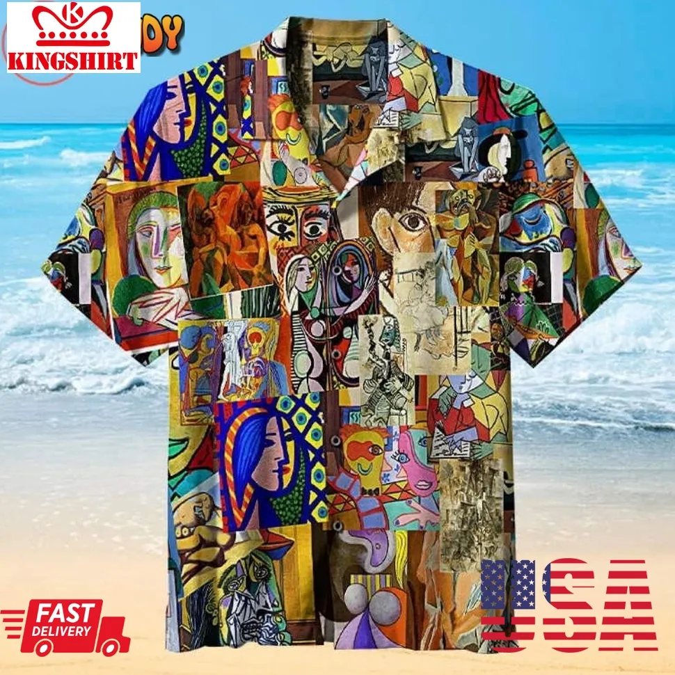 Collage De Picasso Hawaiian Shirt Size up S to 5XL