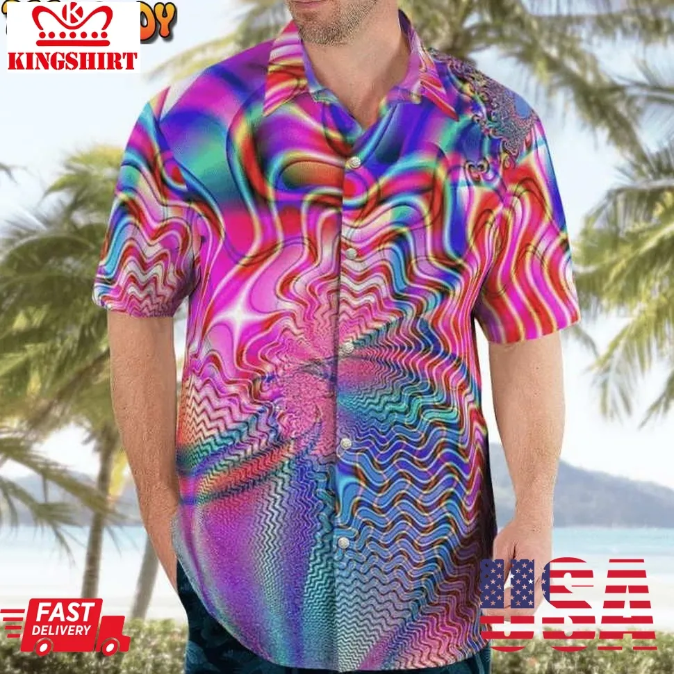 Colorful Hawaiian Shirt Size up S to 5XL