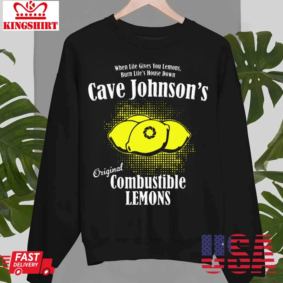 Combustible Lemon Cave Johnson Unisex Sweatshirt Plus Size