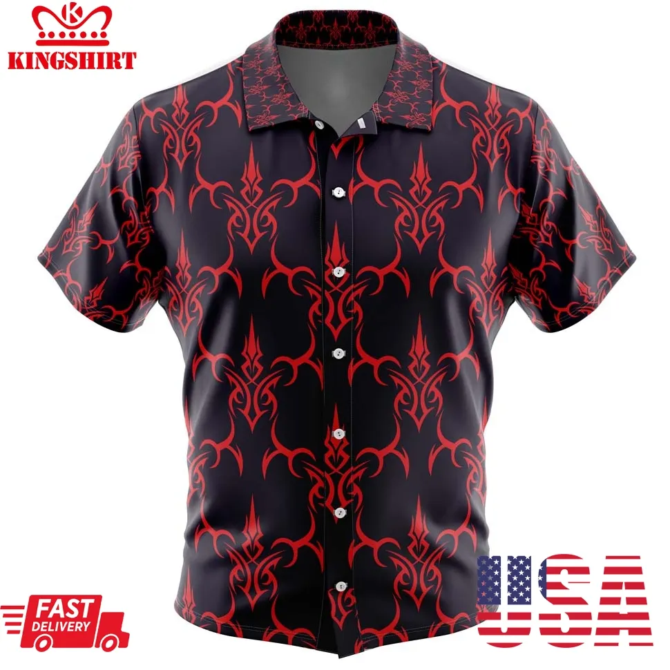 Command Seal Fate Stay Night Button Up Hawaiian Shirt Unisex