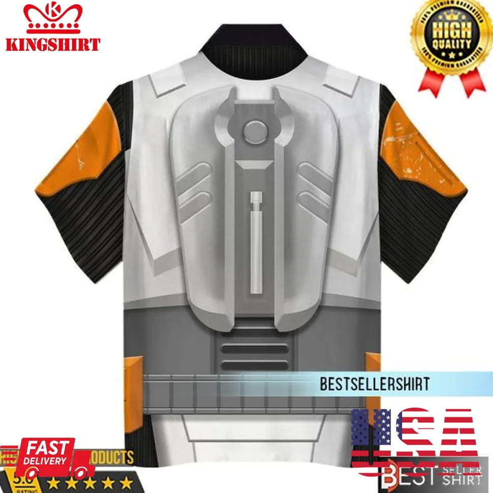 Commander Cody Star Wars Costumes Star Wars Hawaiian Shirt 3D Print Outfits Unisex