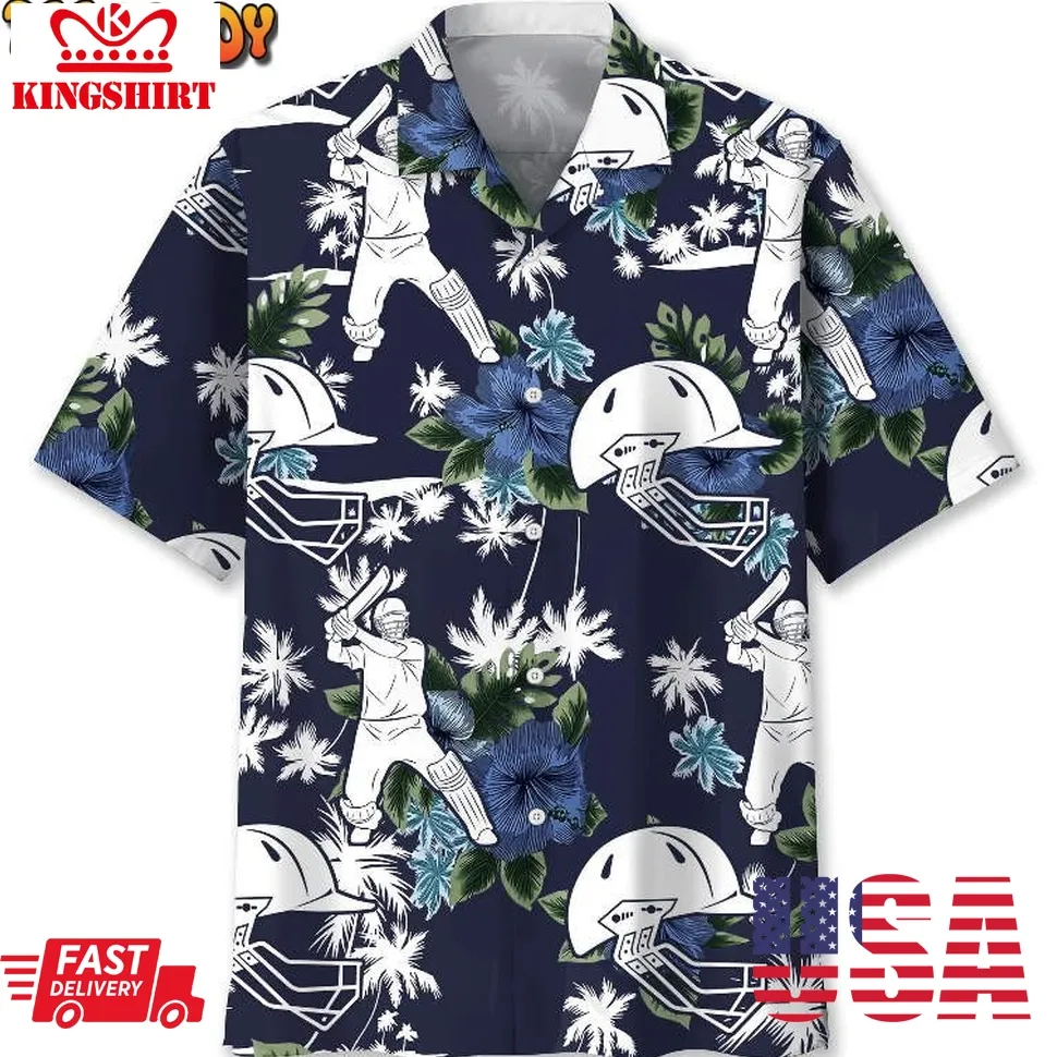 Cricket Blue Nature Hawaiian Shirt Size up S to 5XL