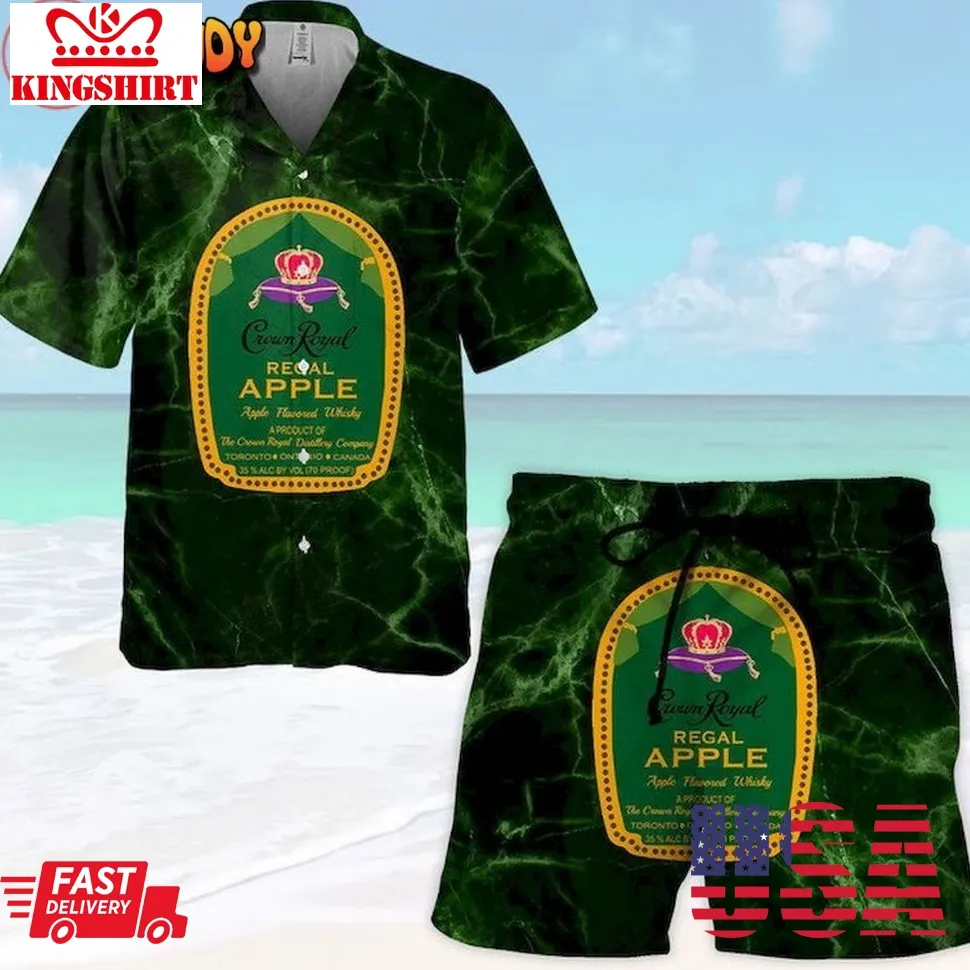 Crown Royal Regal Apple Hawaiian Shirt And Shorts Unisex