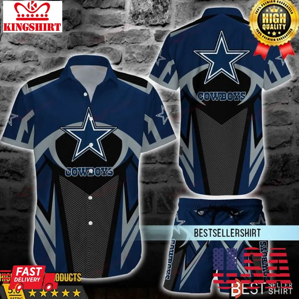 Dallas Cowboys Baseball Mlb Hawaiian Shirt And Short Plus Size