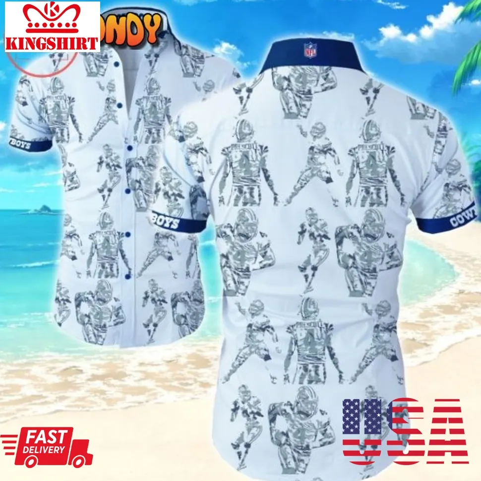 Dallas Cowboys Prescott Hawaiian Shirts Unisex