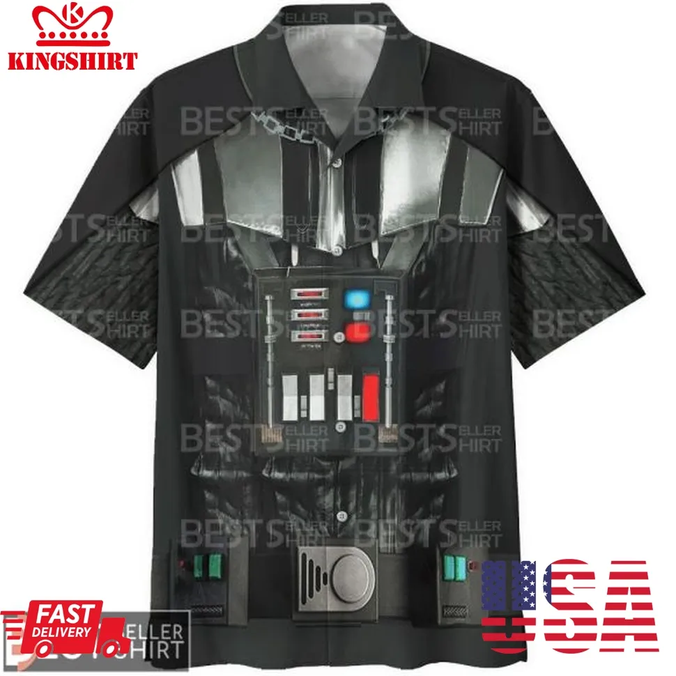 Darth Vader Cosplay Costume Star Wars Hawaiian Shirt Unisex