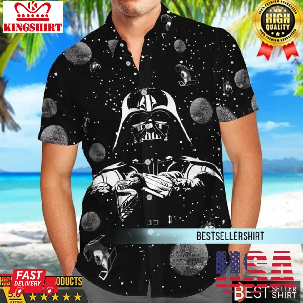 Darth Vader Star Wars Hawaiian Shirt Galaxy Star Wars Gifts For Dad Size up S to 5XL