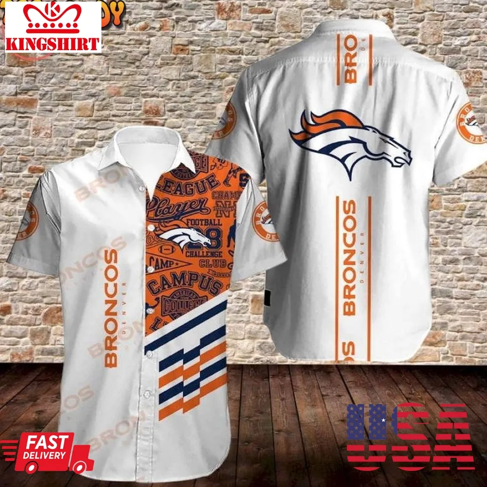 Denver Broncos Hawaiian Shirt Plus Size