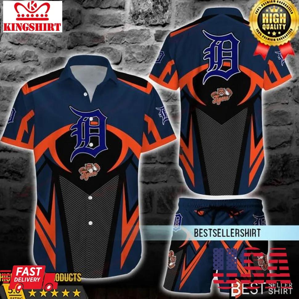 Detroit Tigers Mlb Hawaiian Shirt And Short Size up S to 5XL