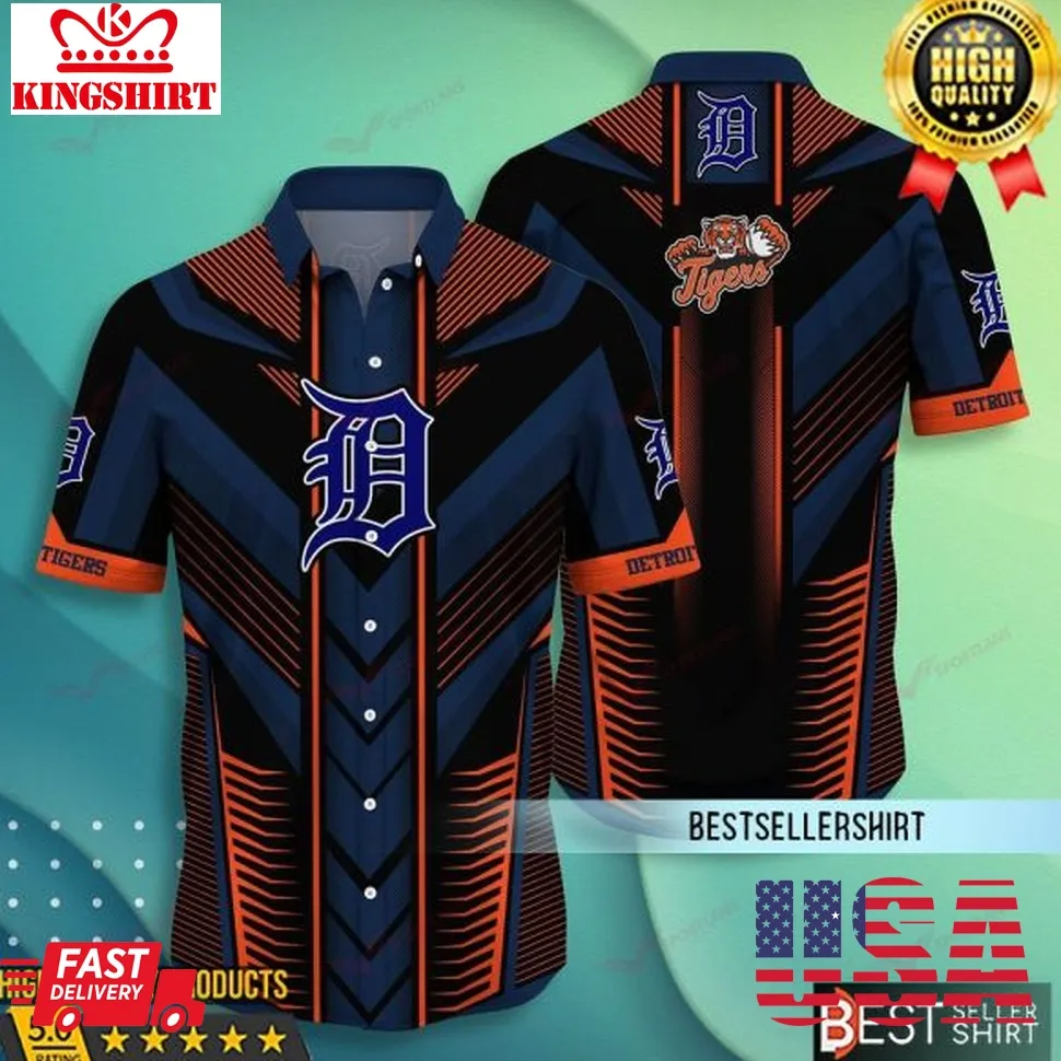 Detroit Tigers Mlb Hawaiian Shirt Men Plus Size
