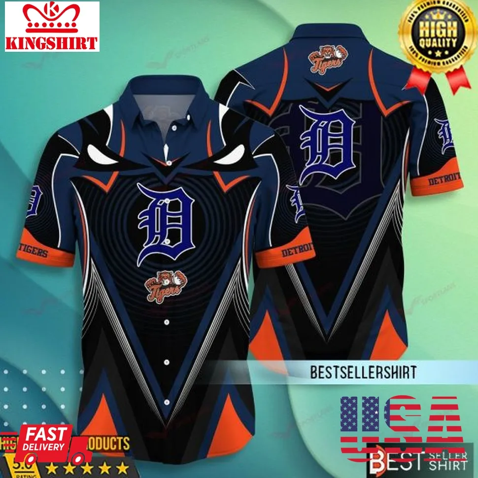 Detroit Tigers Mlb Hawaiian Shirts Unisex
