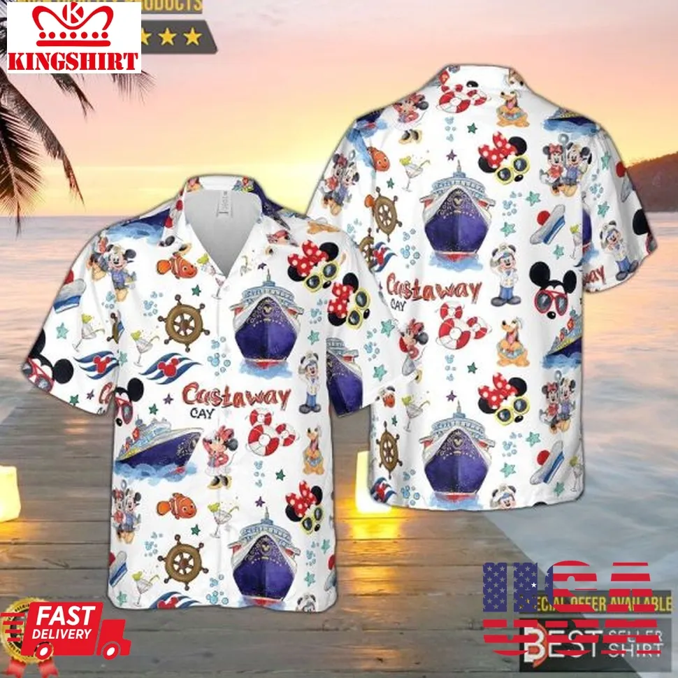 Disney Cruise Hawaiian Shirt Matching Disney Cruise Hawaiian Shirt Disney World Cruise Size up S to 5XL